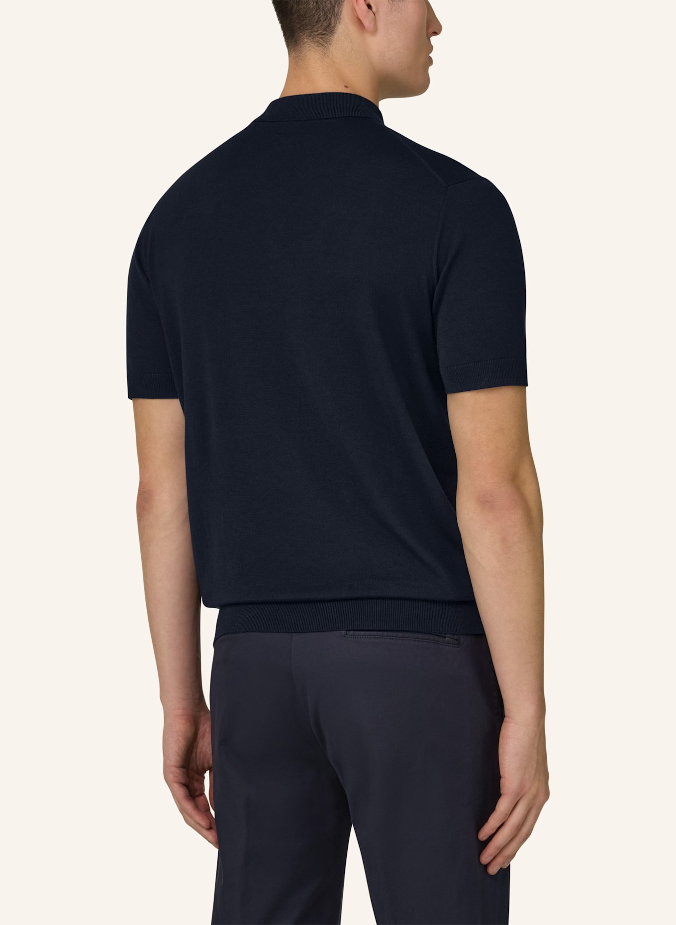 BOGGI MILANO Pullover: BLAU