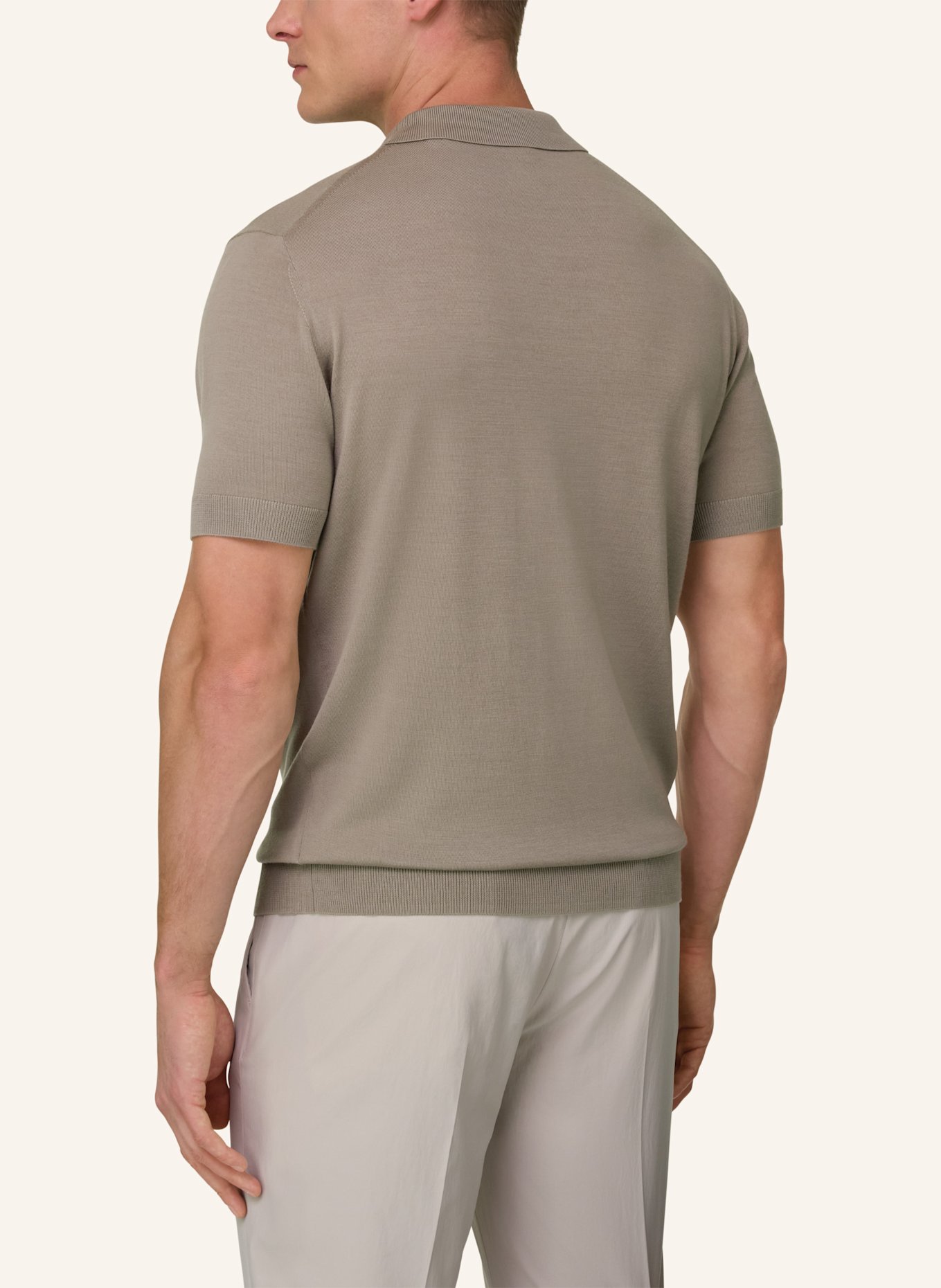 BOGGI MILANO Pullover: BEIGE