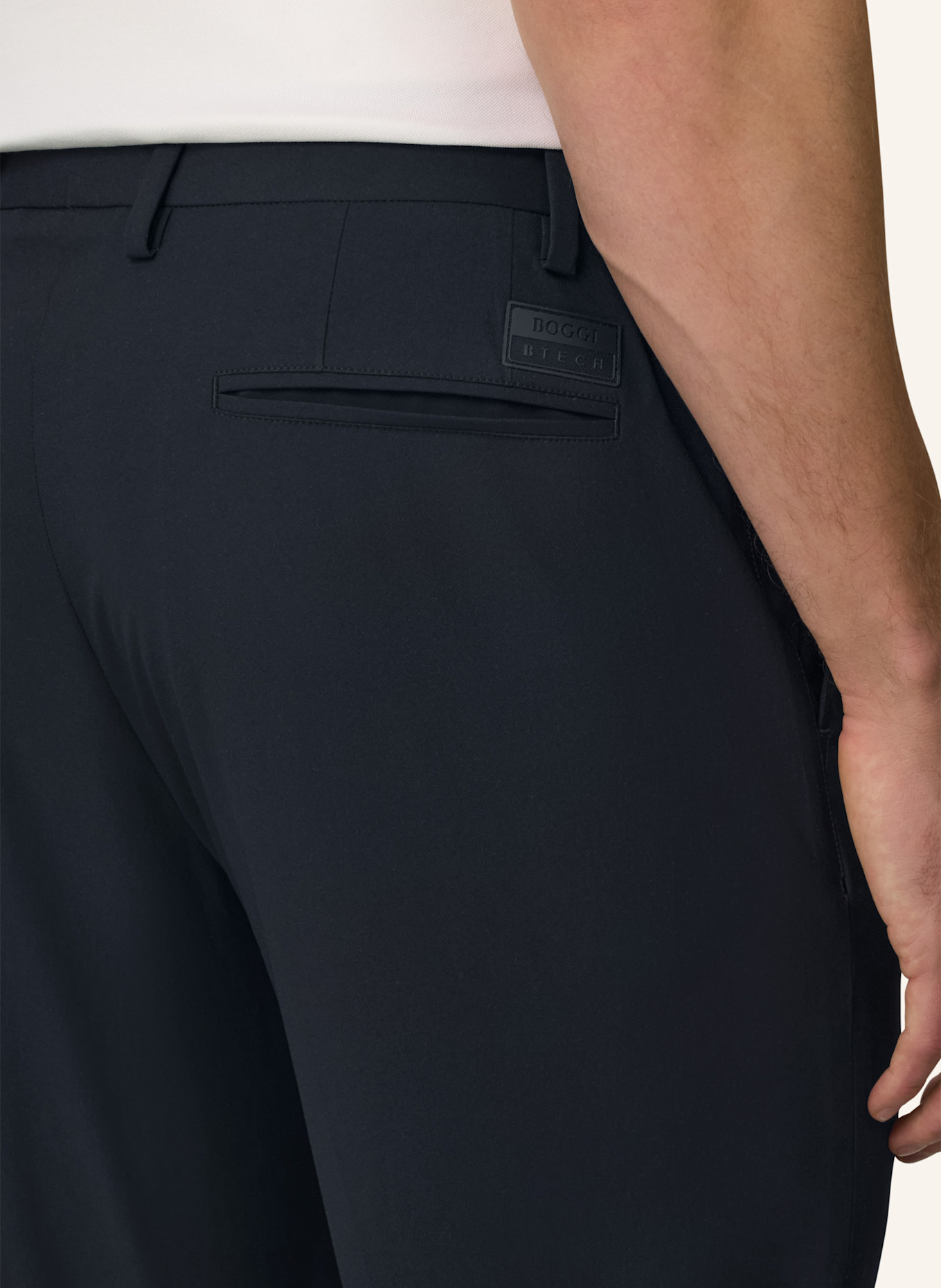 BOGGI MILANO Cordhose: BLAU