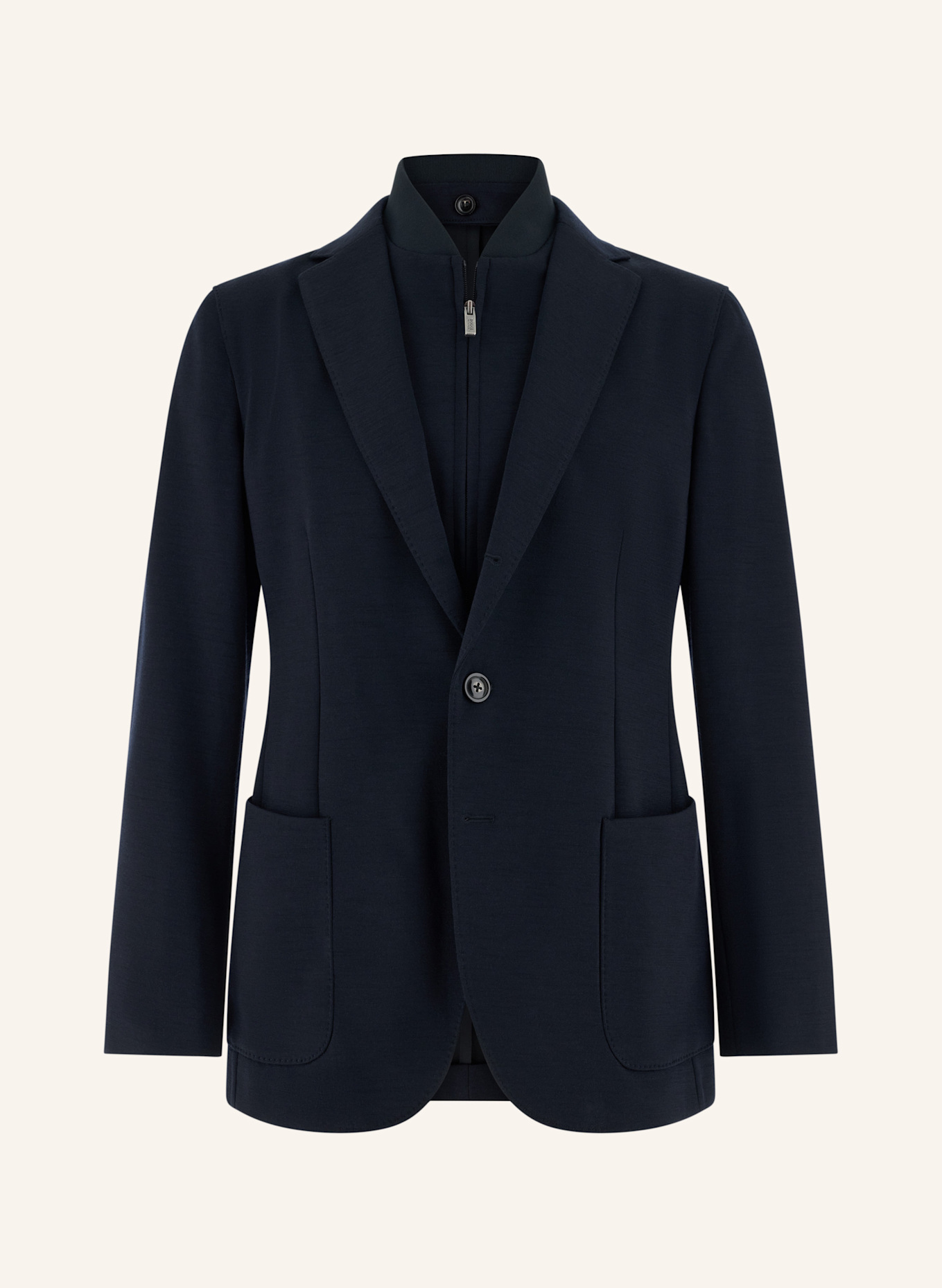 BOGGI MILANO Sweat-Sakko: DUNKELBLAU