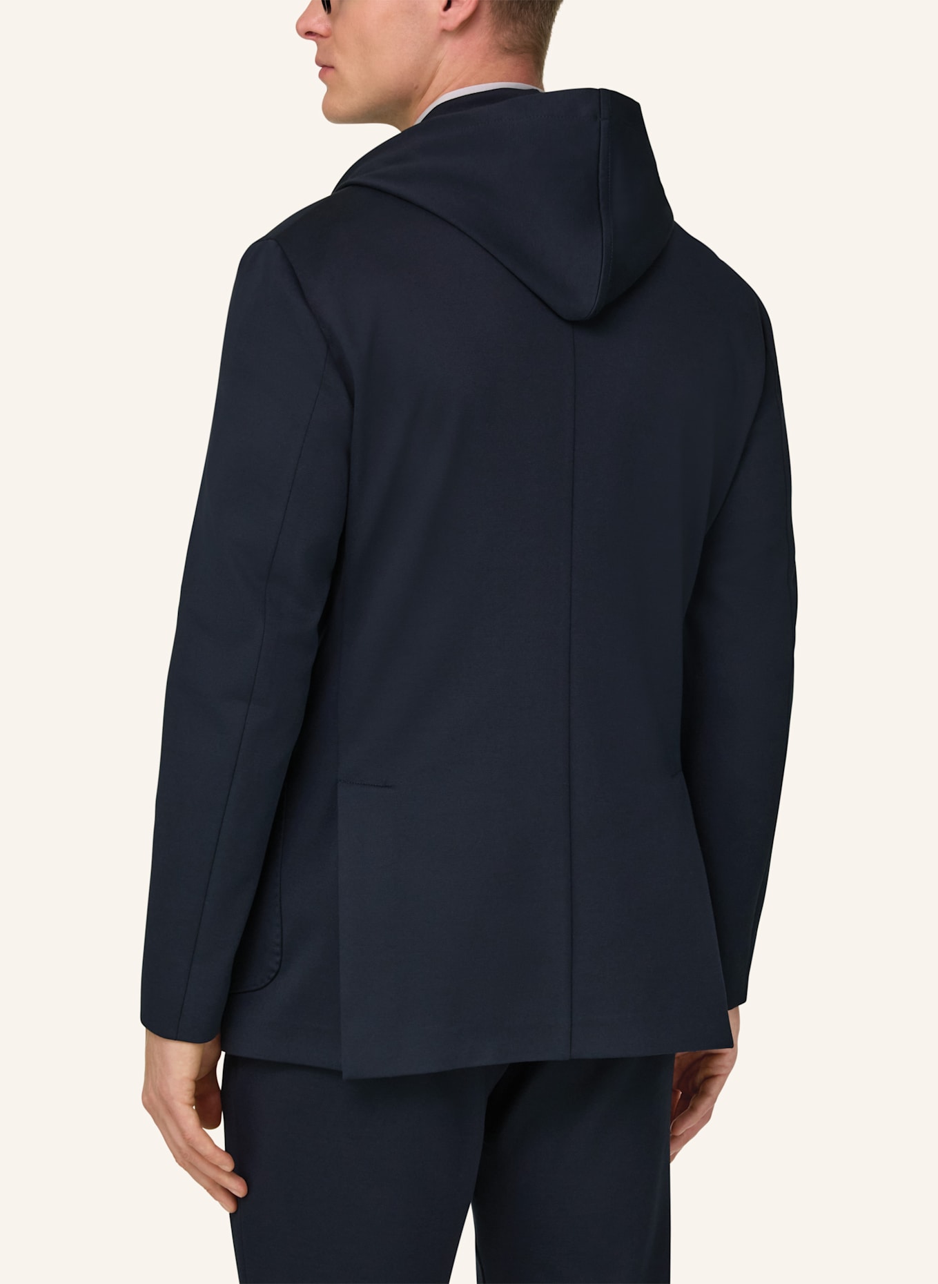 BOGGI MILANO Sweat-Sakko: DUNKELBLAU