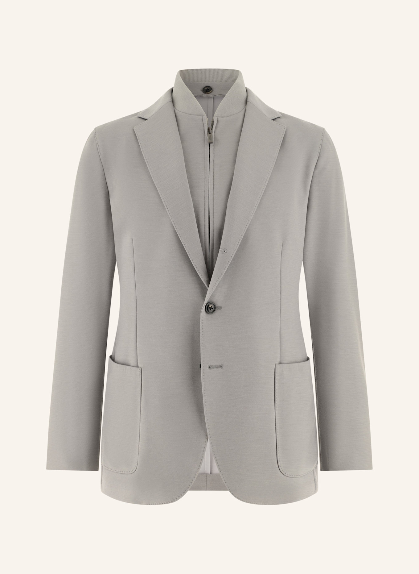 BOGGI MILANO Sweat-Sakko: GRAU