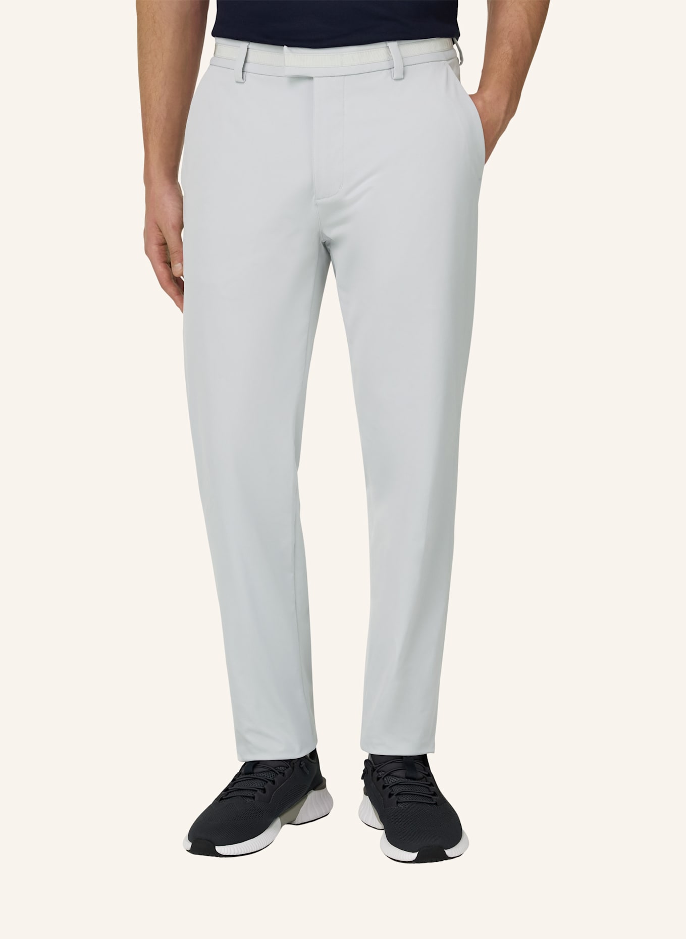 BOGGI MILANO Cordhose: WEISS