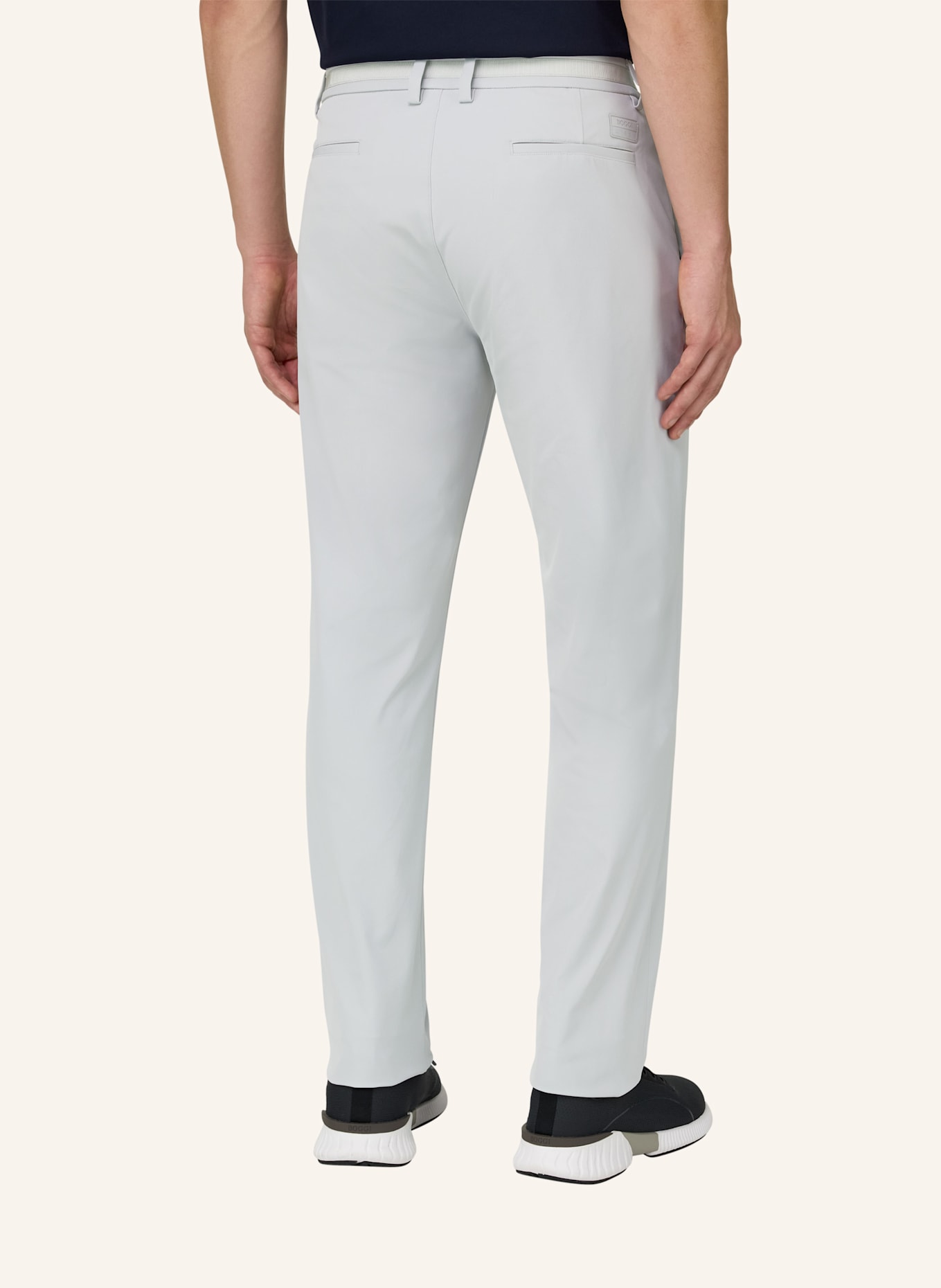 BOGGI MILANO Cordhose: WEISS