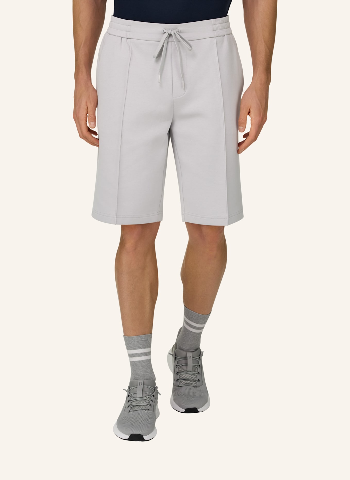 BOGGI MILANO Sweatpants: WEISS