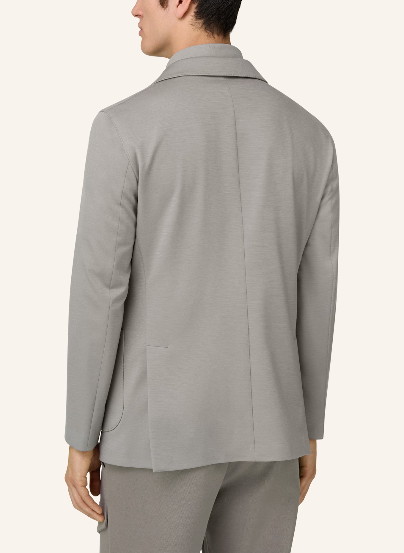 BOGGI MILANO Sweat-Sakko: GRAU