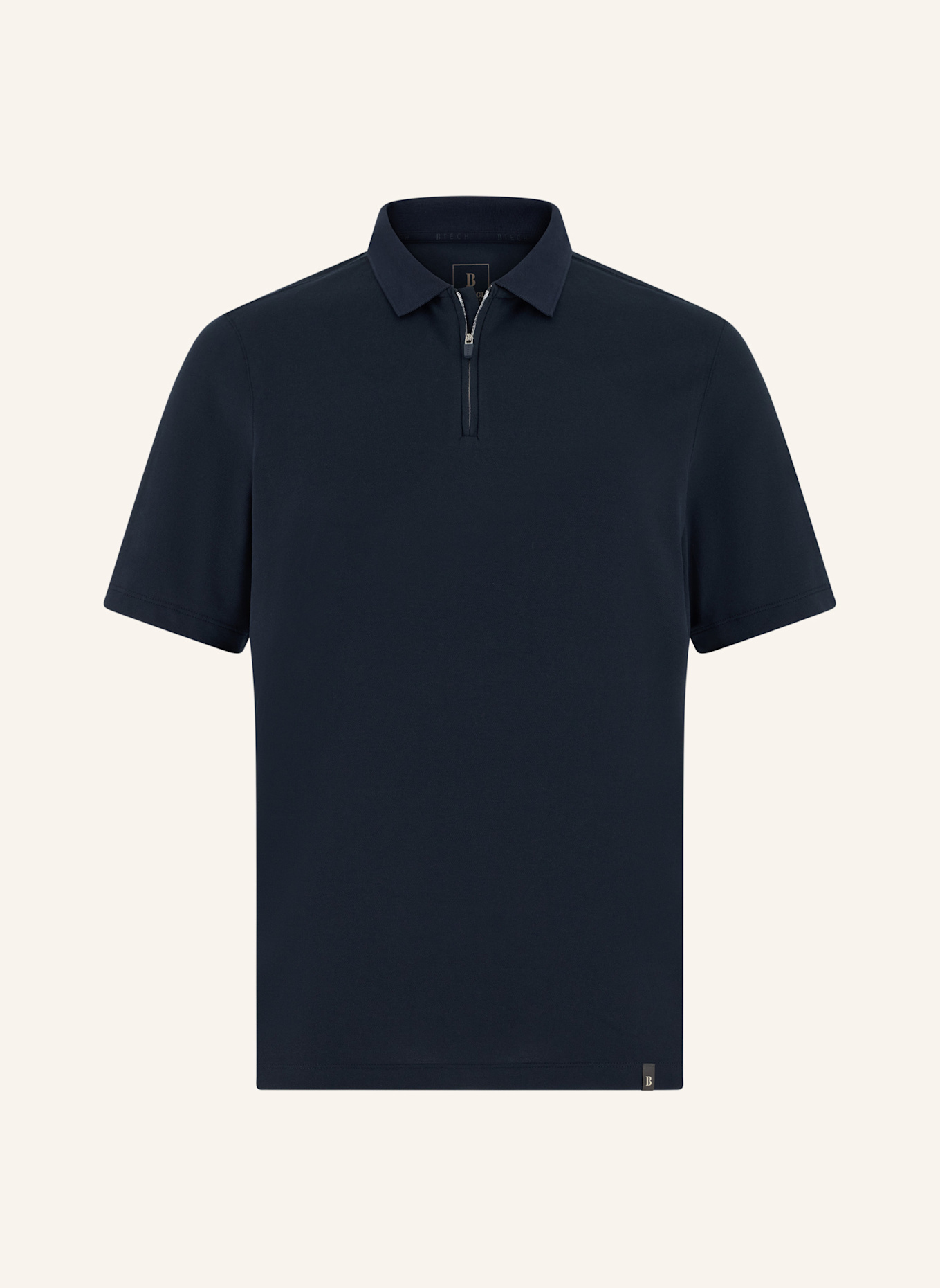 BOGGI MILANO Piqué-Poloshirt: BLAU