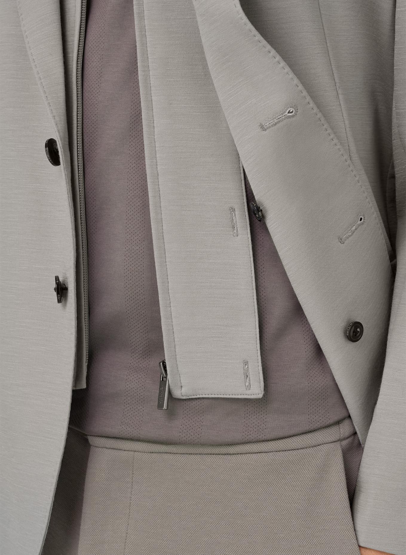 BOGGI MILANO Sweat-Sakko: GRAU