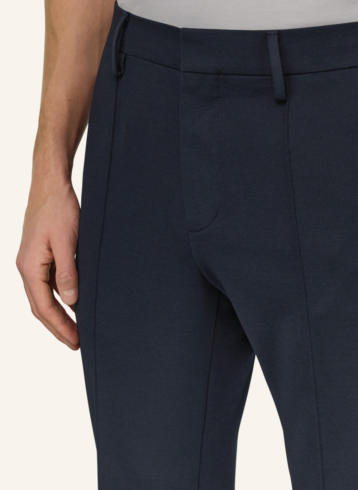 BOGGI MILANO Cordhose: BLAU