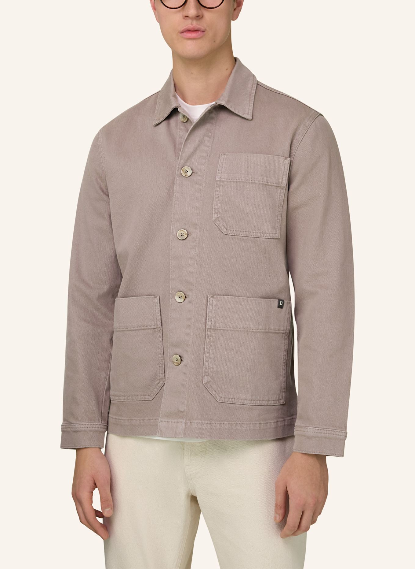 BOGGI MILANO Overjacket: TAUPE