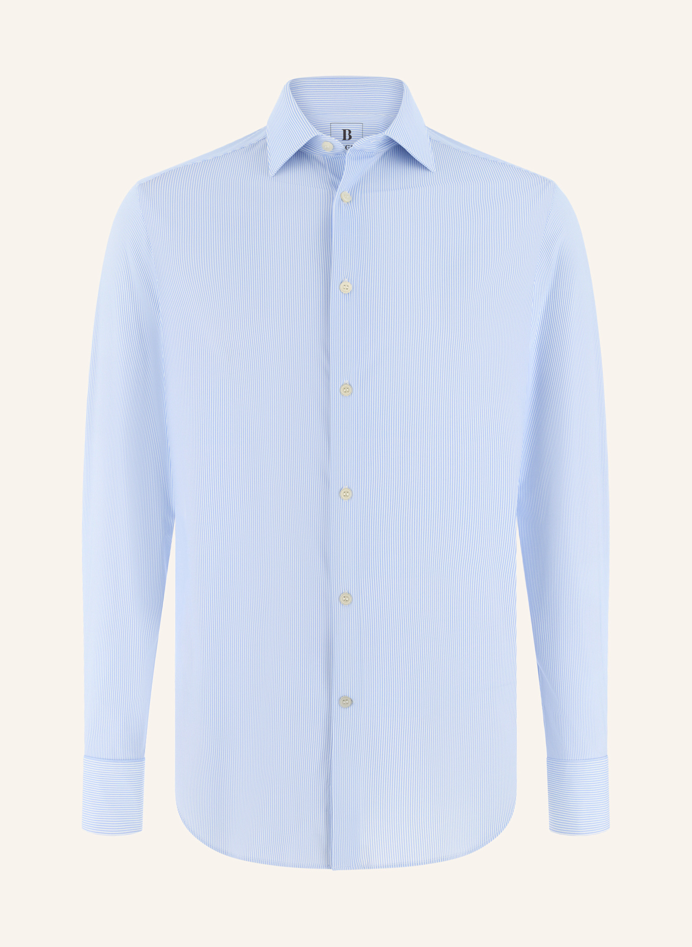 BOGGI MILANO Overshirt: HELLBLAU