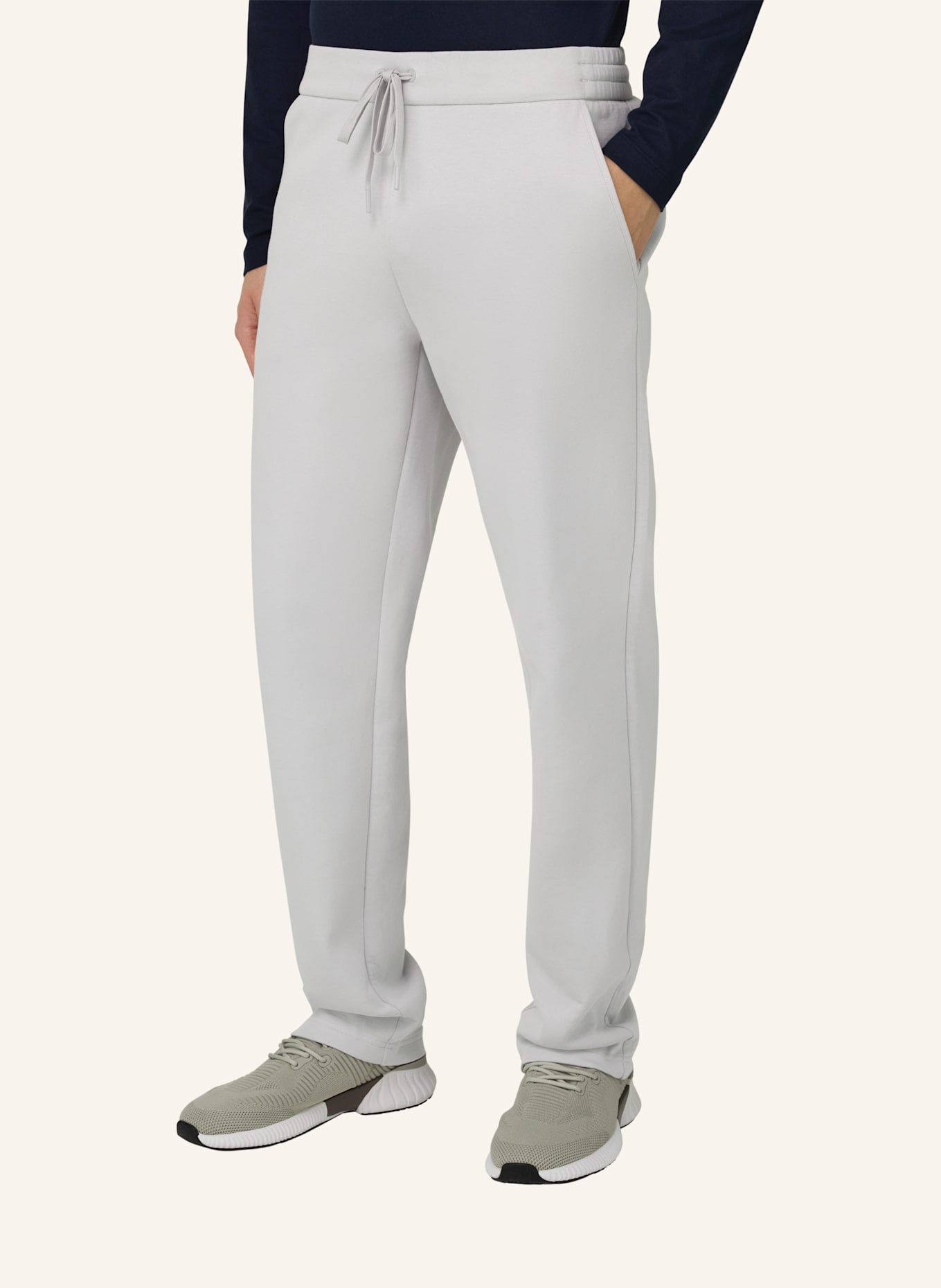 BOGGI MILANO Sweatpants: WEISS