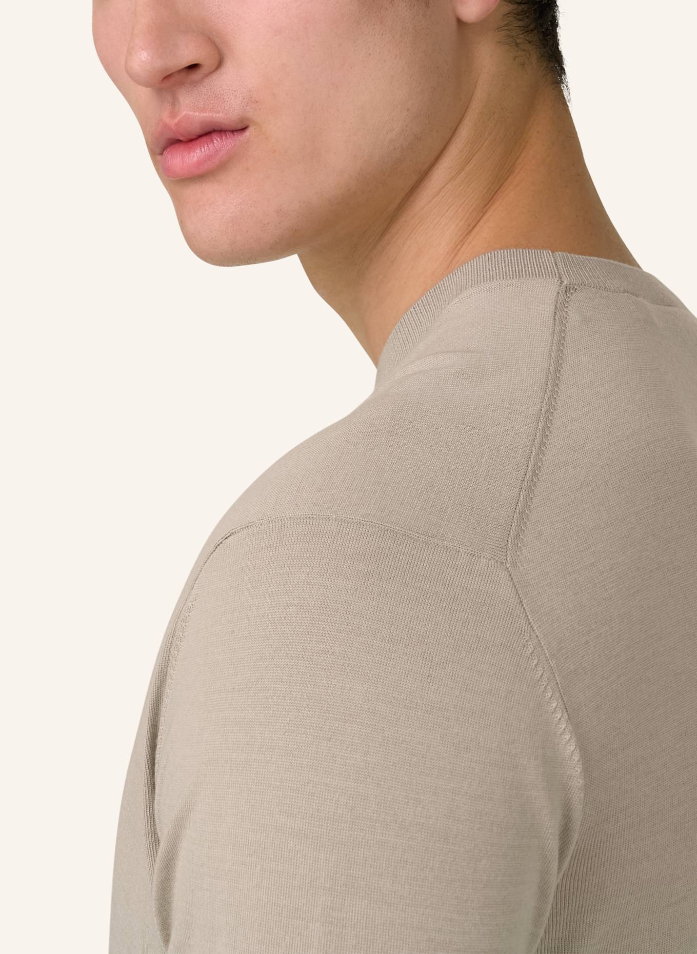 BOGGI MILANO Pullover: BRAUN