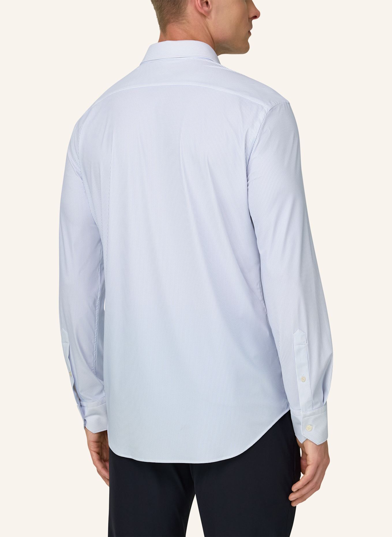 BOGGI MILANO Overshirt: HELLBLAU