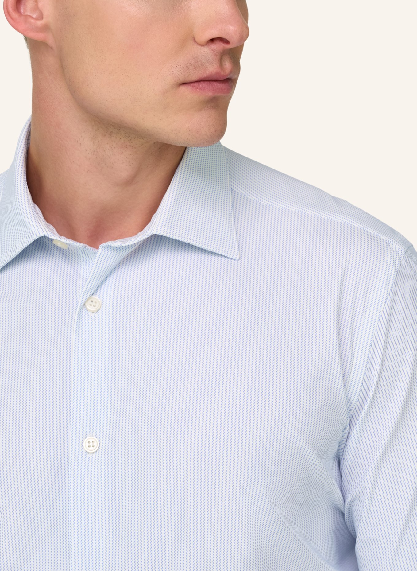 BOGGI MILANO Overshirt: HELLBLAU