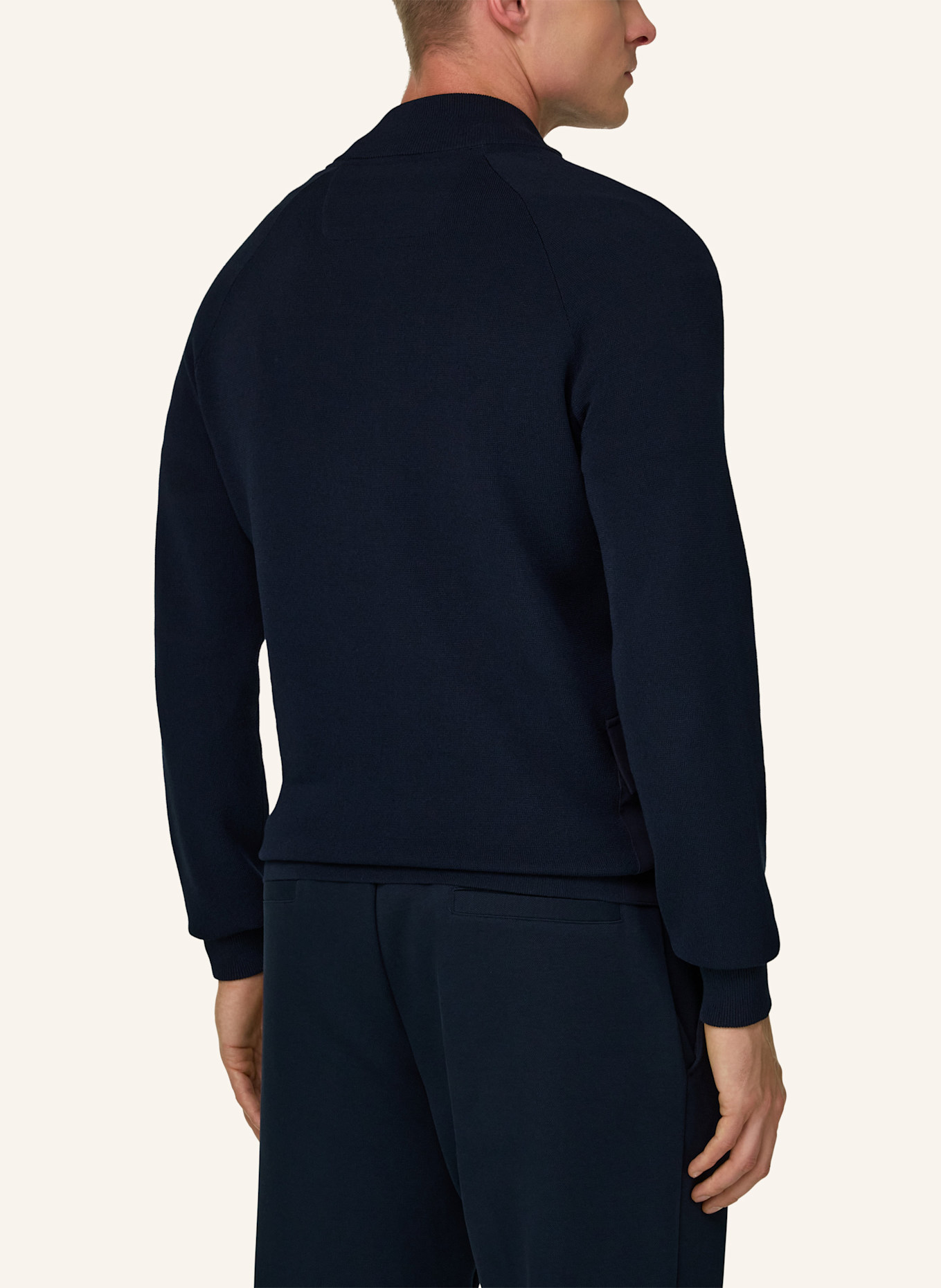 BOGGI MILANO Pullover: BLAU
