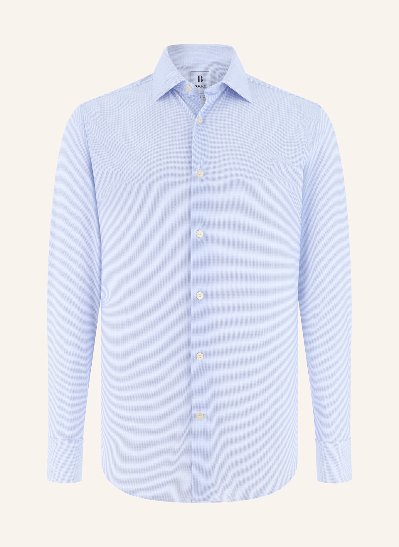 BOGGI MILANO Overshirt: HELLBLAU