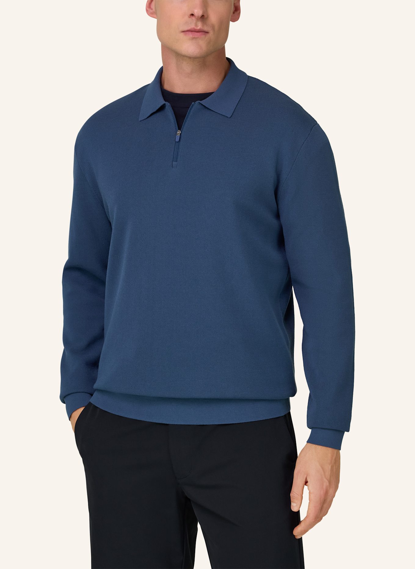 BOGGI MILANO Pullover: BLAU