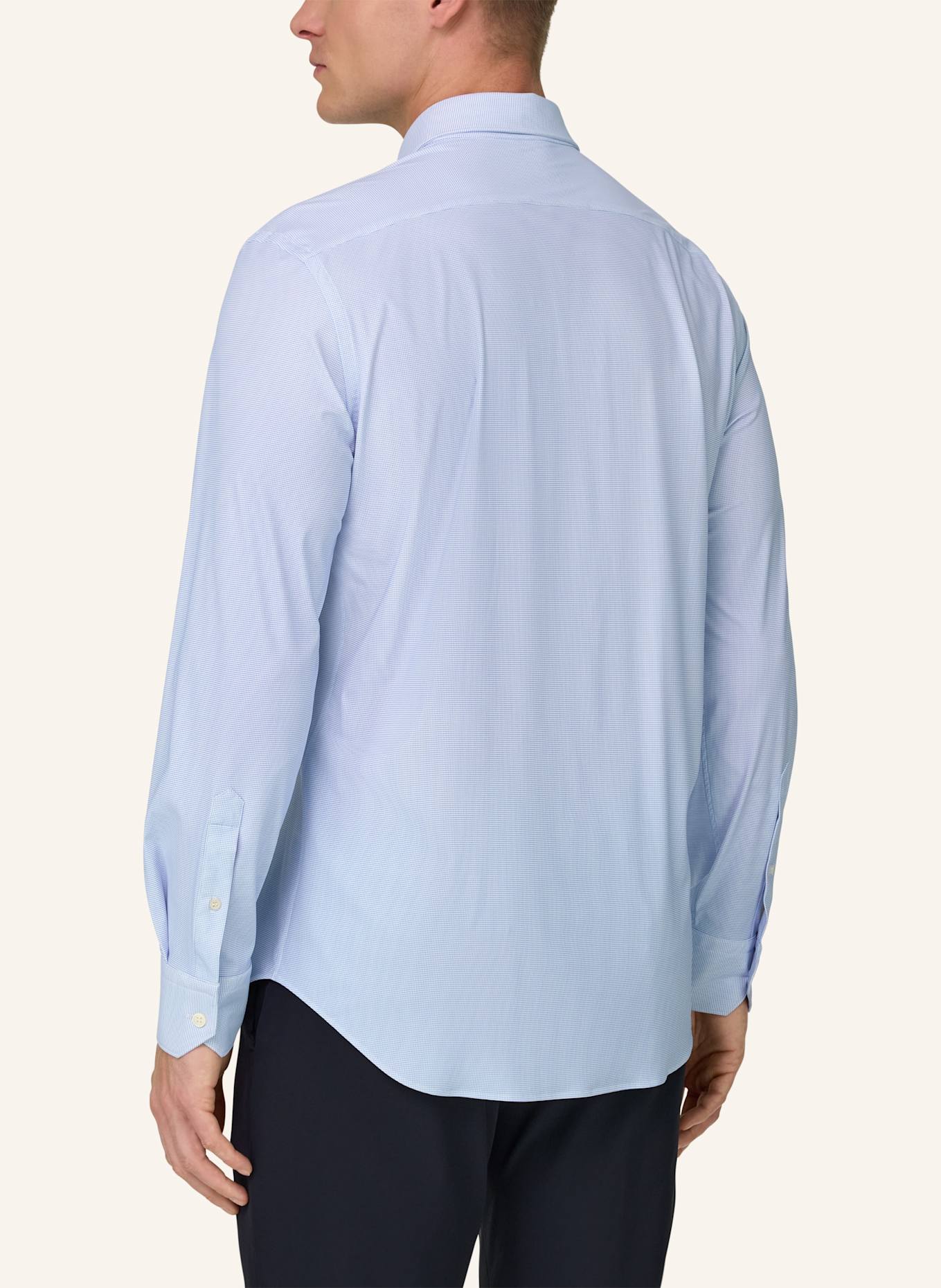 BOGGI MILANO Overshirt: HELLBLAU