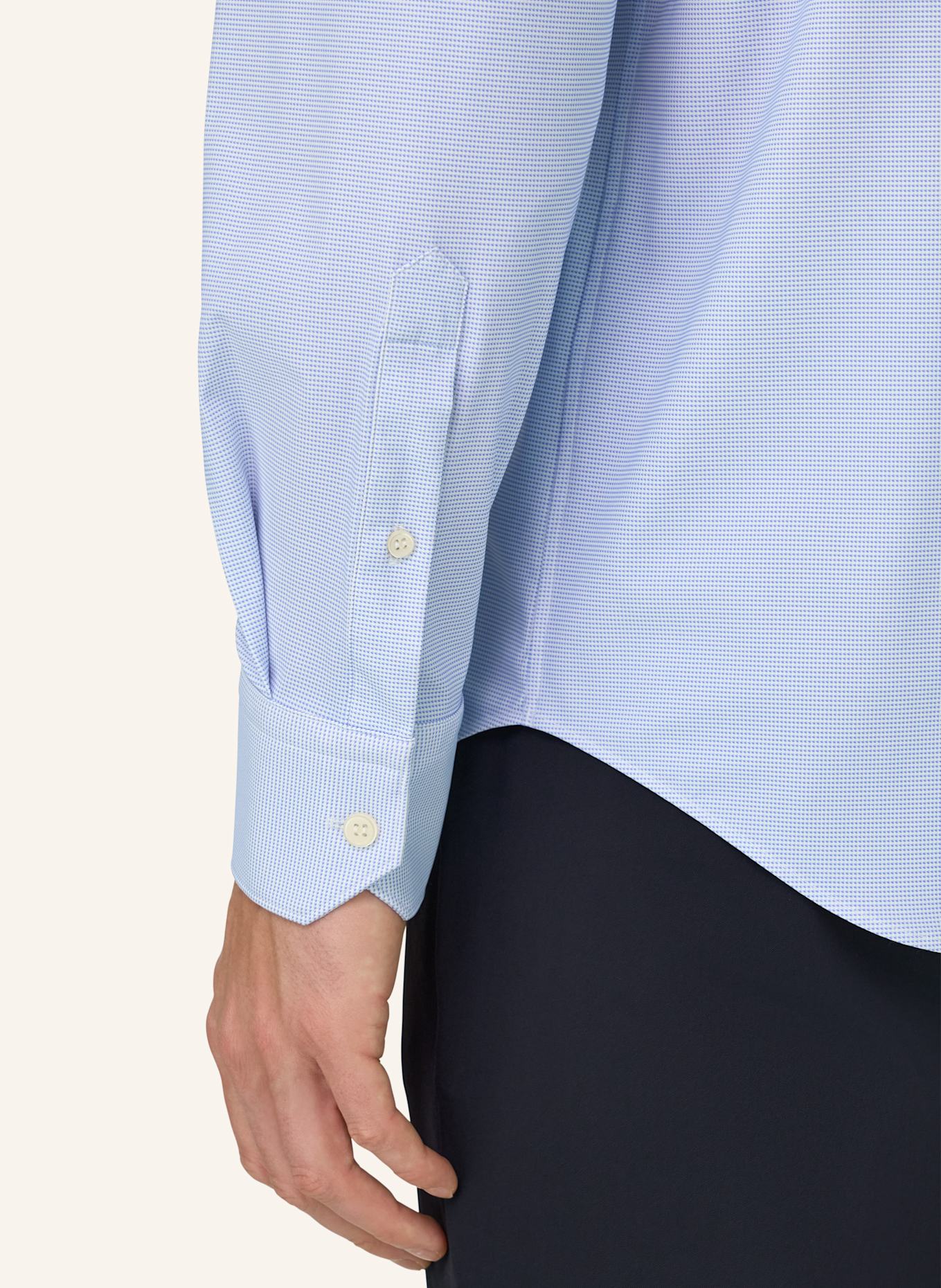 BOGGI MILANO Overshirt: HELLBLAU