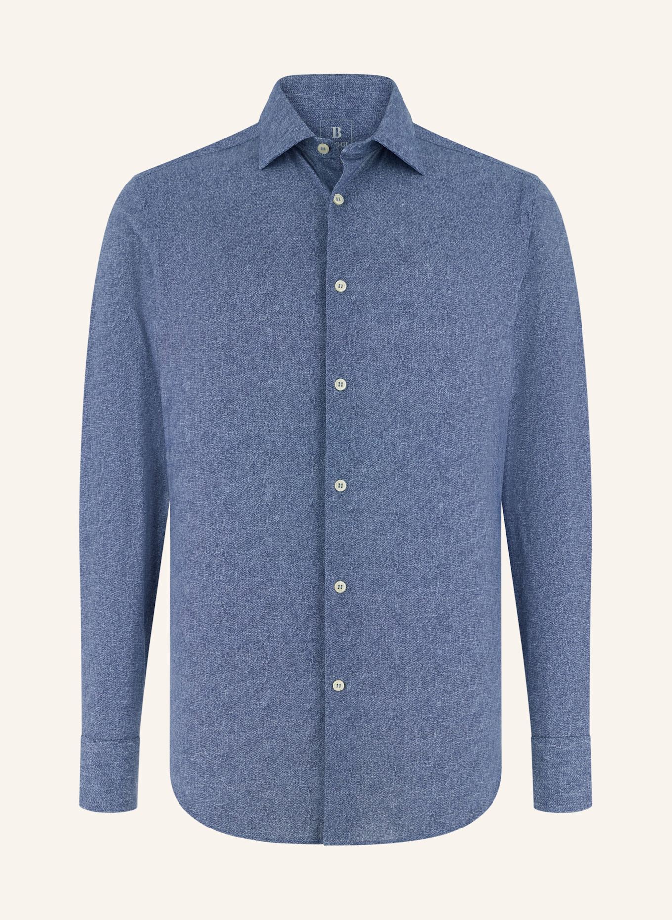 BOGGI MILANO Overshirt: BLAU