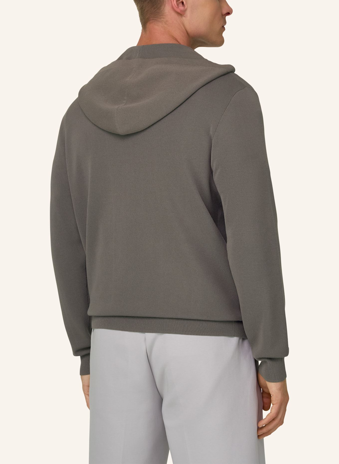 BOGGI MILANO Pullover: BRAUN