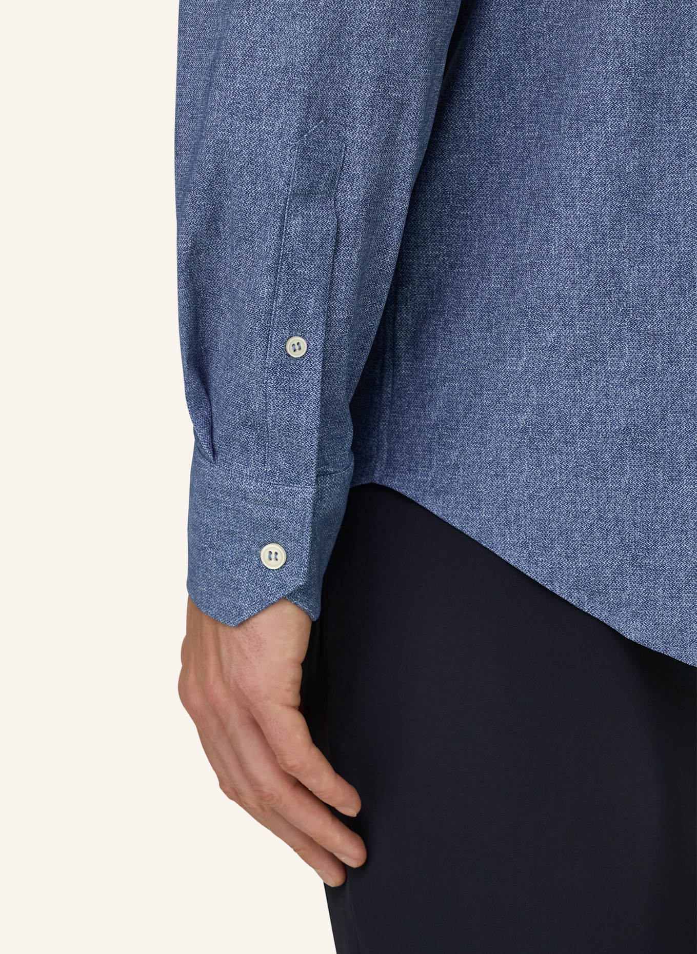 BOGGI MILANO Overshirt: BLAU
