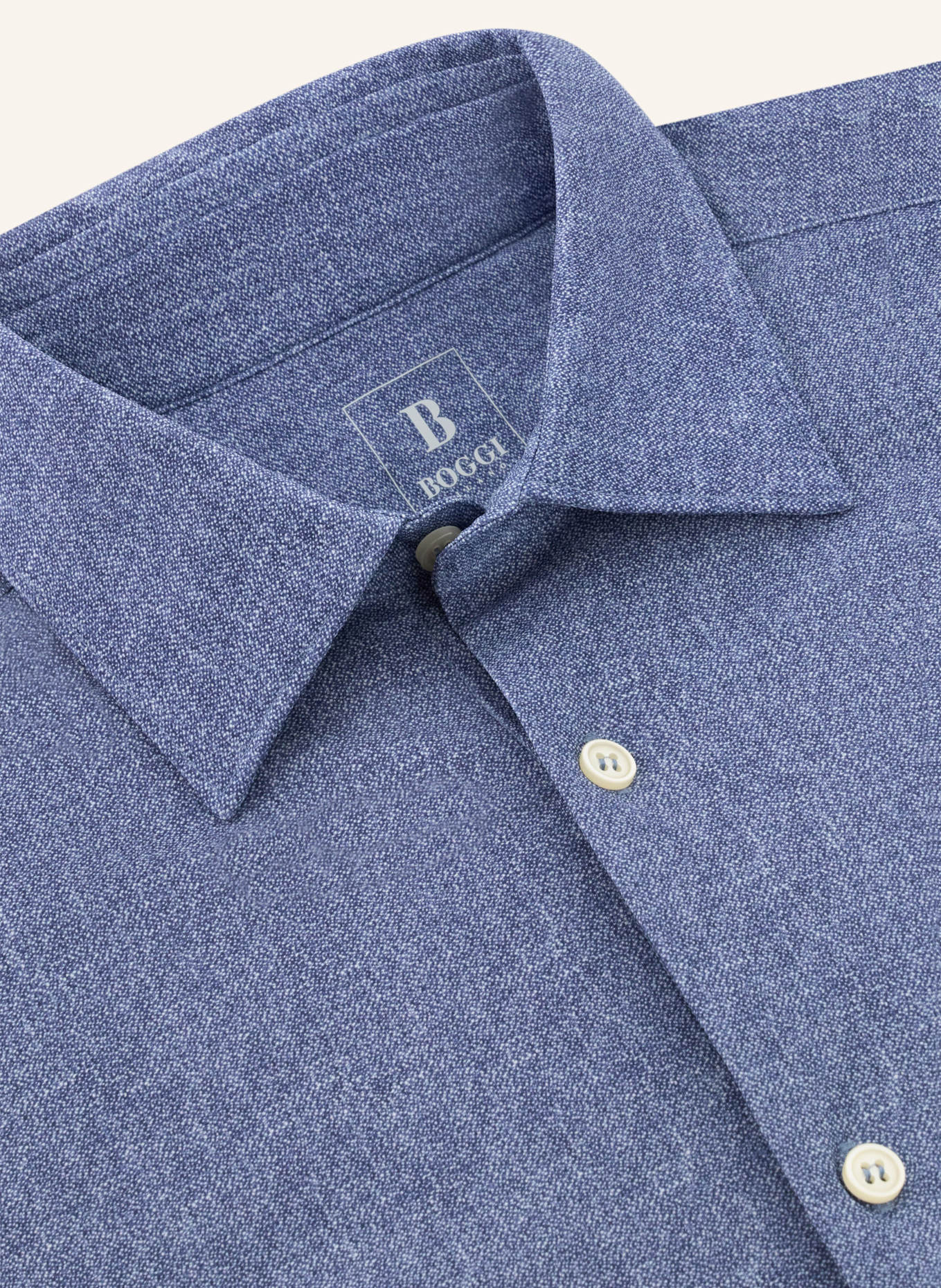 BOGGI MILANO Overshirt: BLAU