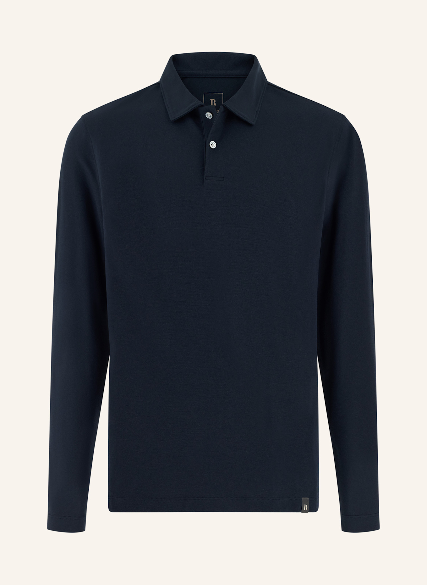 BOGGI MILANO Jersey-Poloshirt: BLAU
