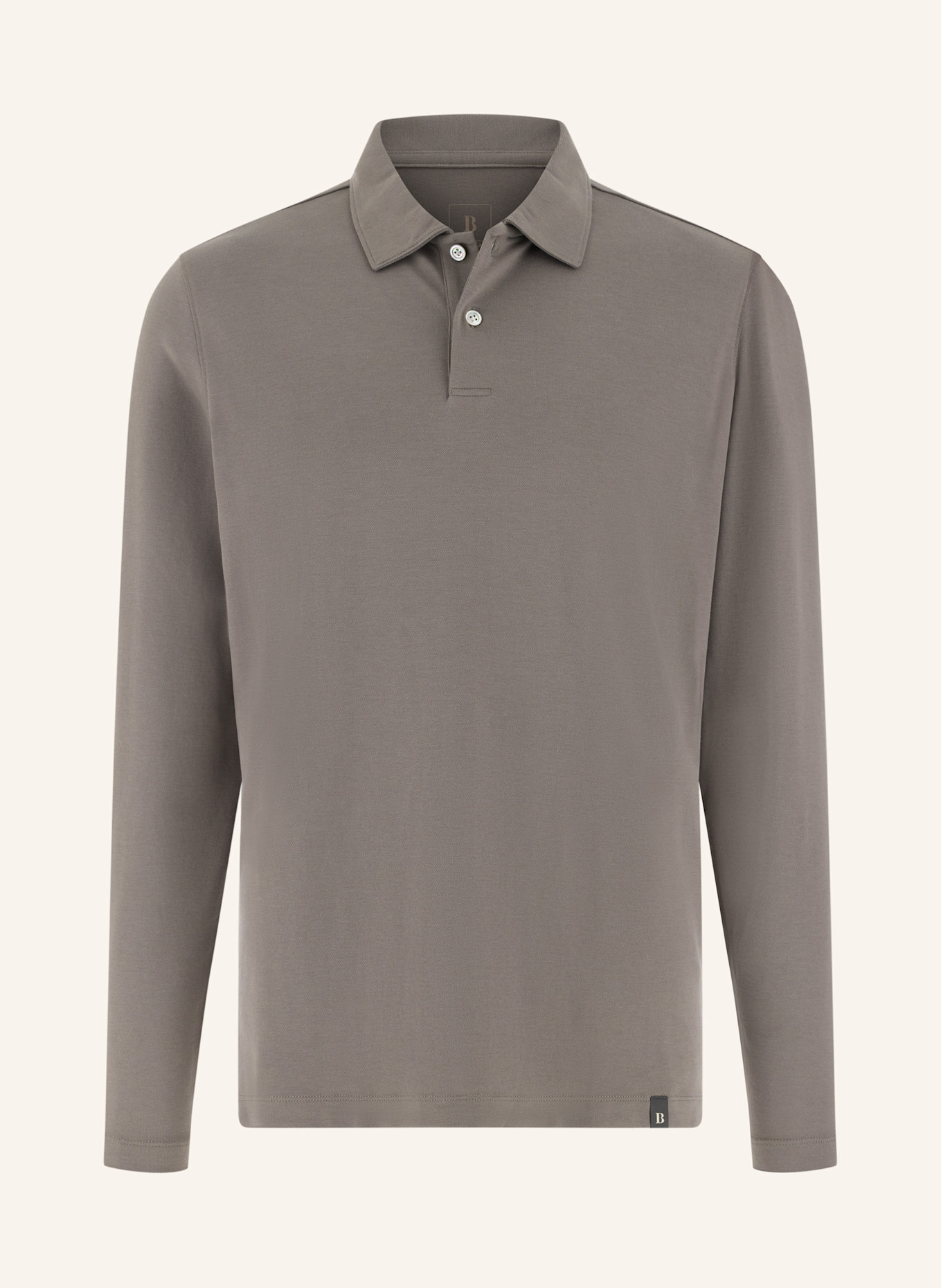 BOGGI MILANO Jersey-Poloshirt: BRAUN