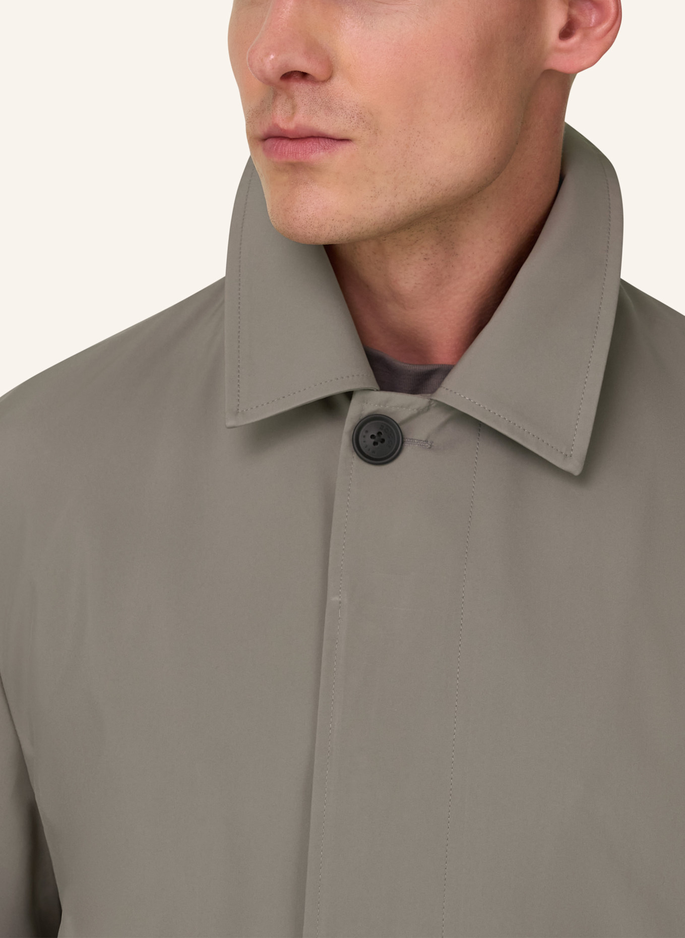 BOGGI MILANO Regenmantel: DUNKELGRAU