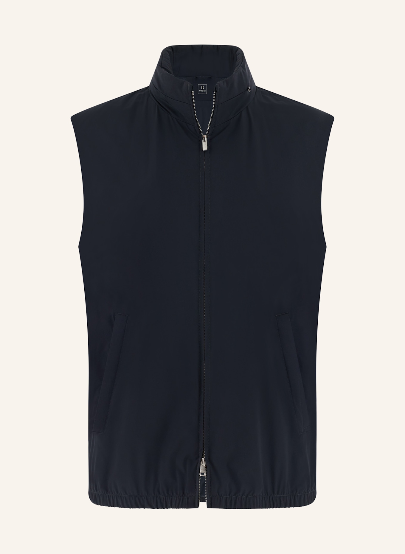 BOGGI MILANO Daunenweste aus Cashmere: BLAU