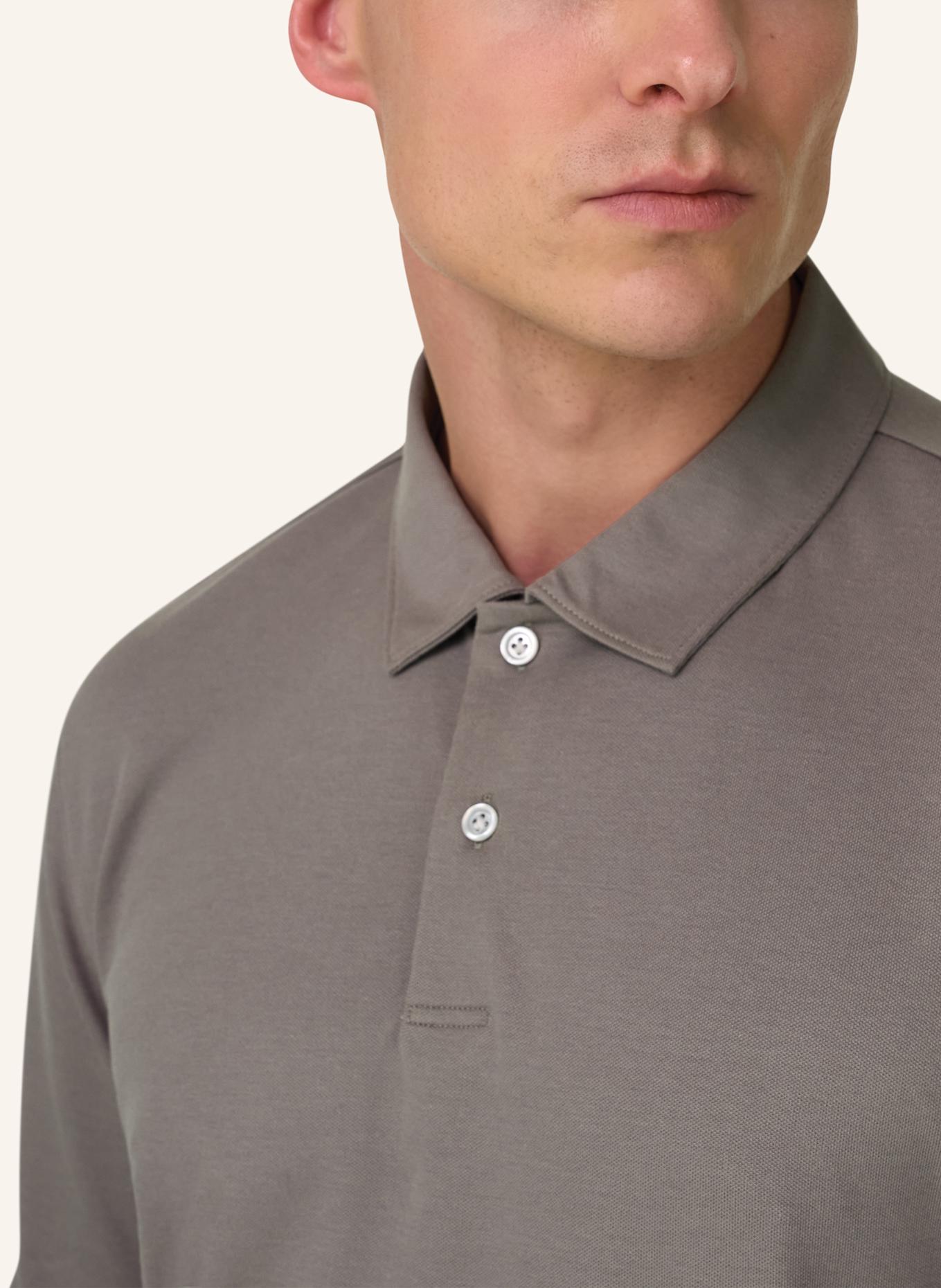 BOGGI MILANO Jersey-Poloshirt: BRAUN