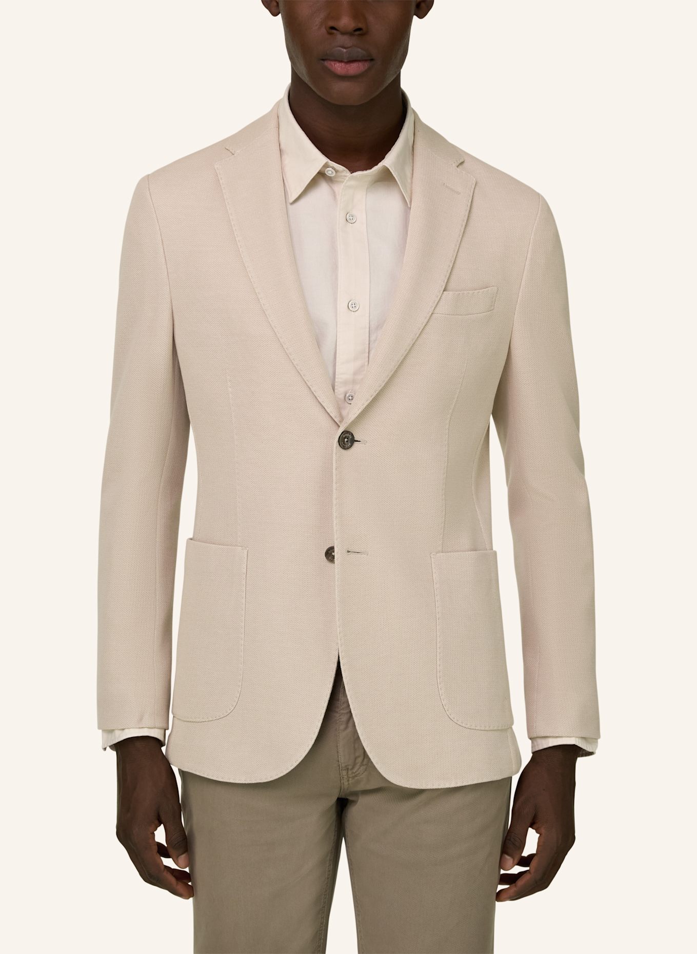 BOGGI MILANO Sweat-Sakko: BRAUN