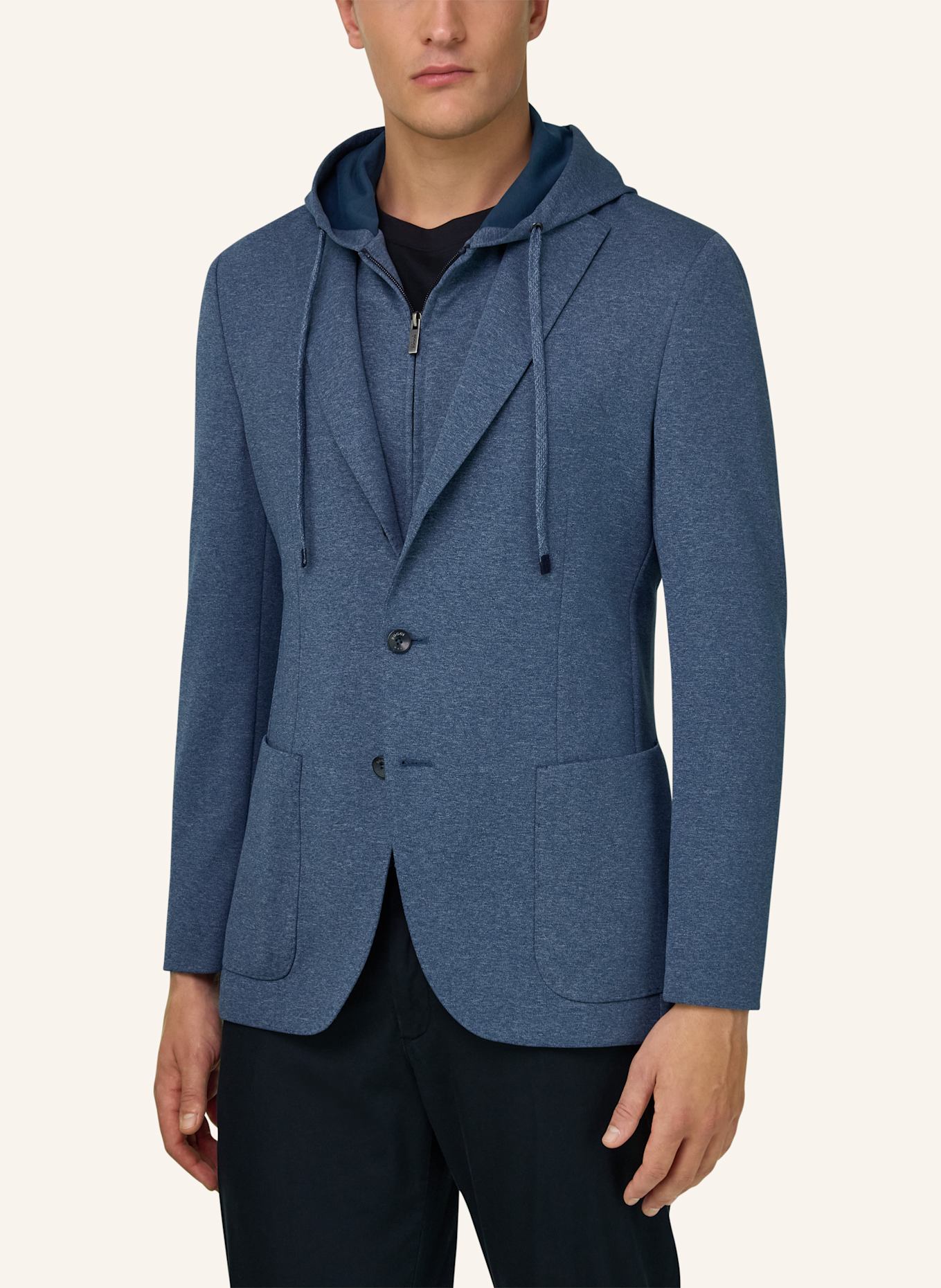 BOGGI MILANO Sweat-Sakko: BLAU