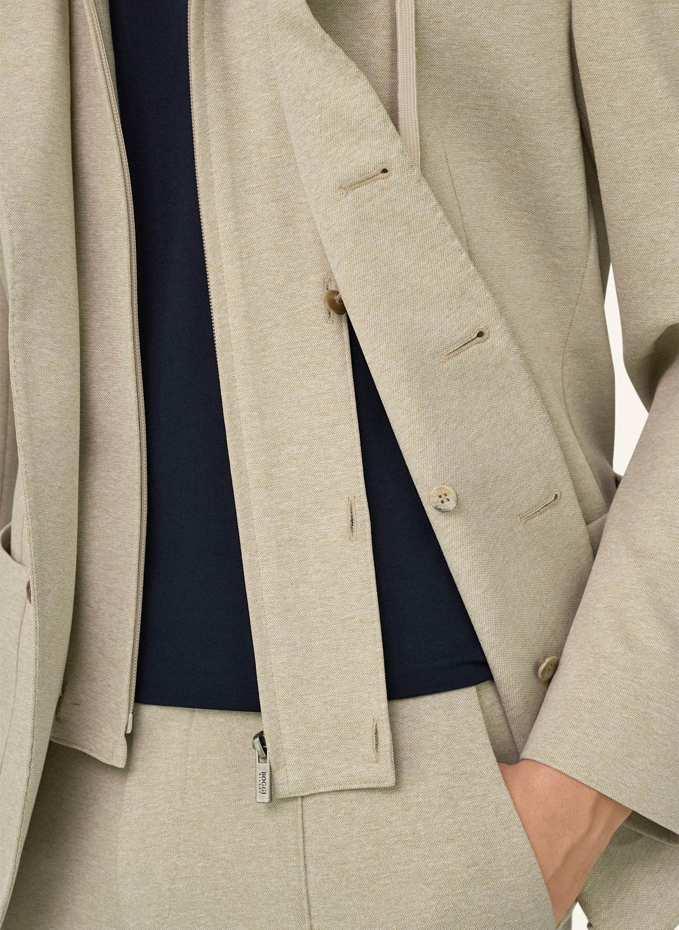 BOGGI MILANO Sweat-Sakko: BEIGE