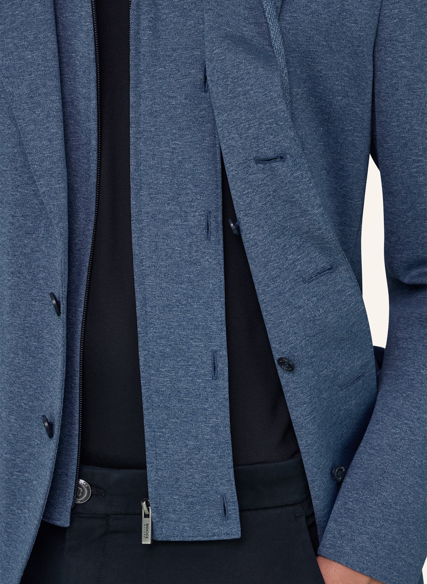 BOGGI MILANO Sweat-Sakko: BLAU