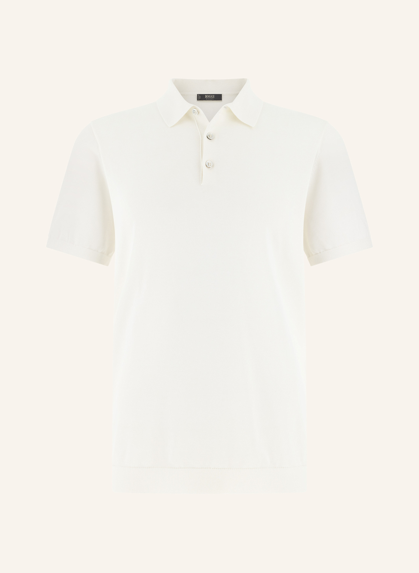 BOGGI MILANO Pullover: WEISS