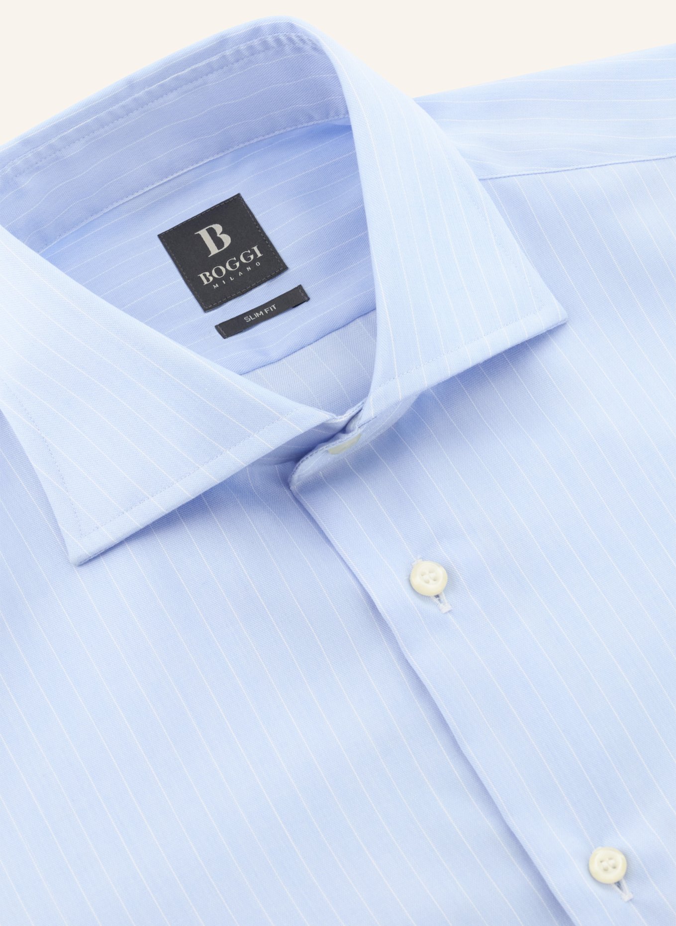 BOGGI MILANO Hemd: HELLBLAU