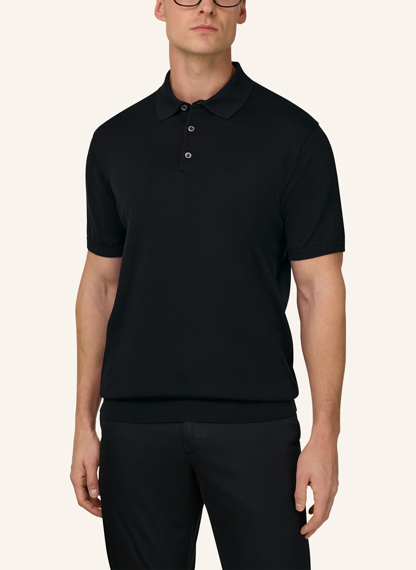 BOGGI MILANO Pullover: SCHWARZ