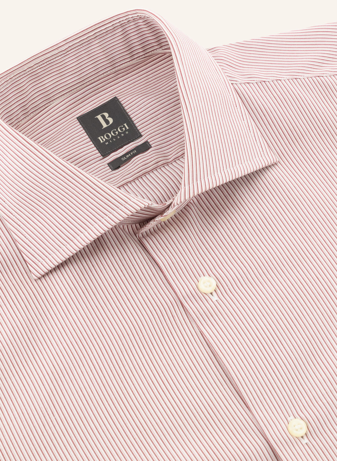 BOGGI MILANO Hemd: ROT