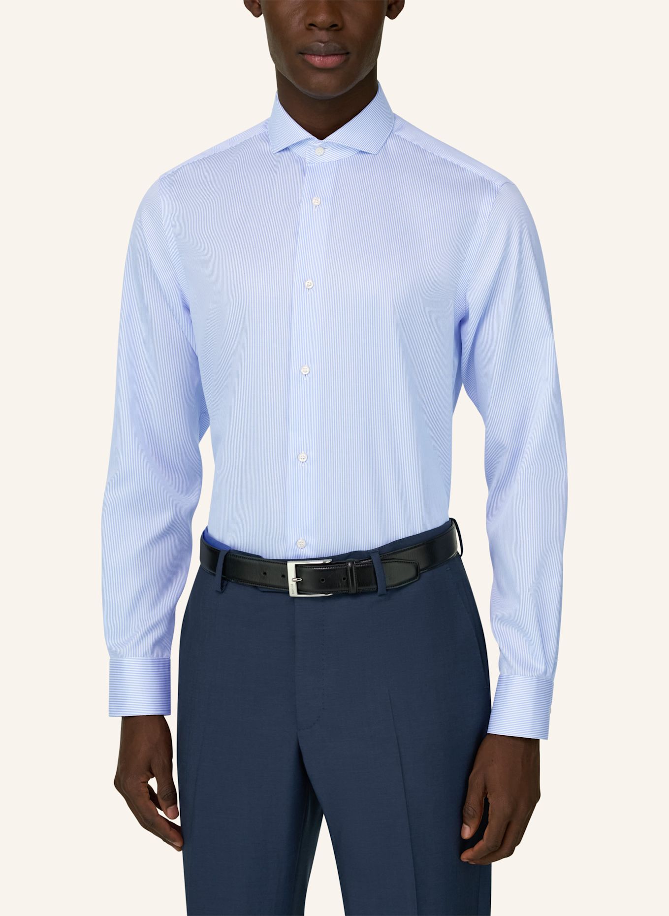 BOGGI MILANO Hemd: HELLBLAU