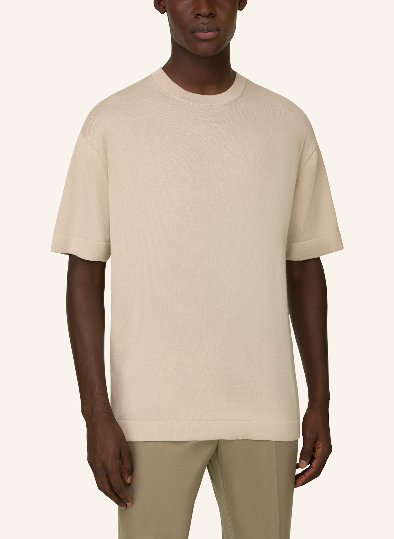 BOGGI MILANO Pullover: BRAUN