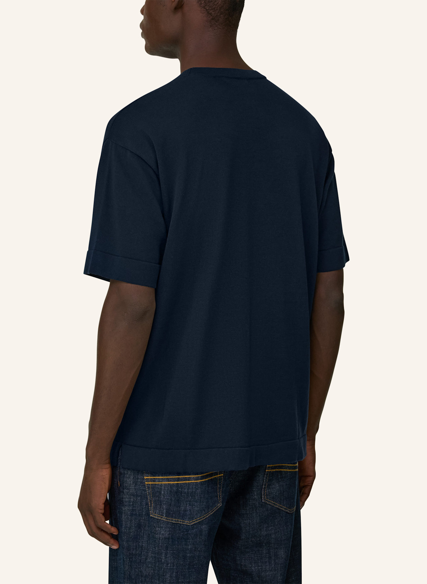 BOGGI MILANO Pullover: BLAU