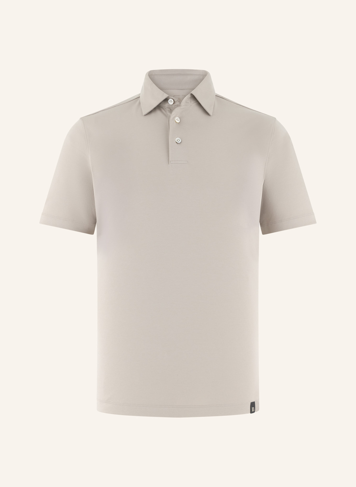 BOGGI MILANO Piqué-Poloshirt: BRAUN