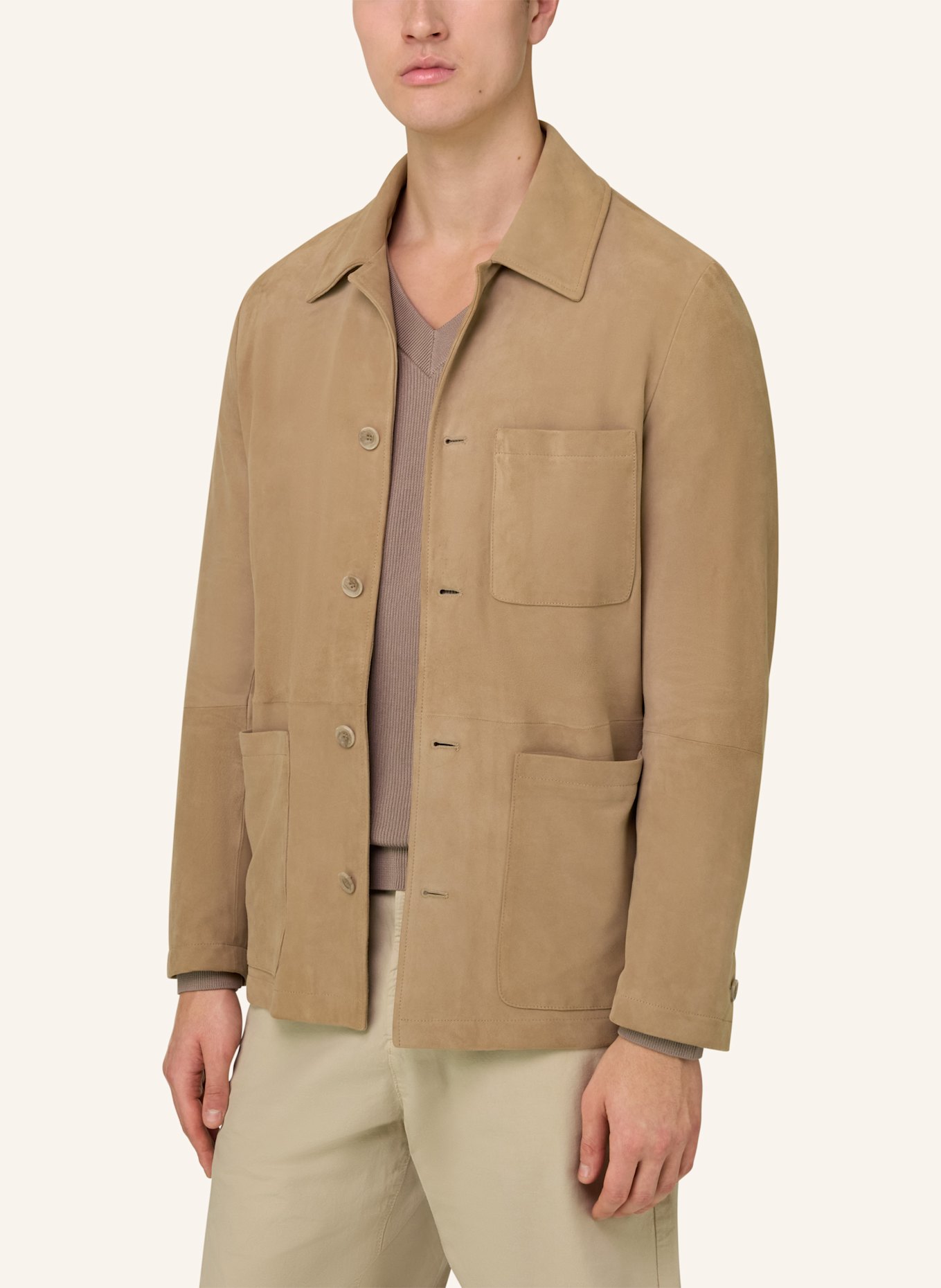 BOGGI MILANO Overjacket: BEIGE