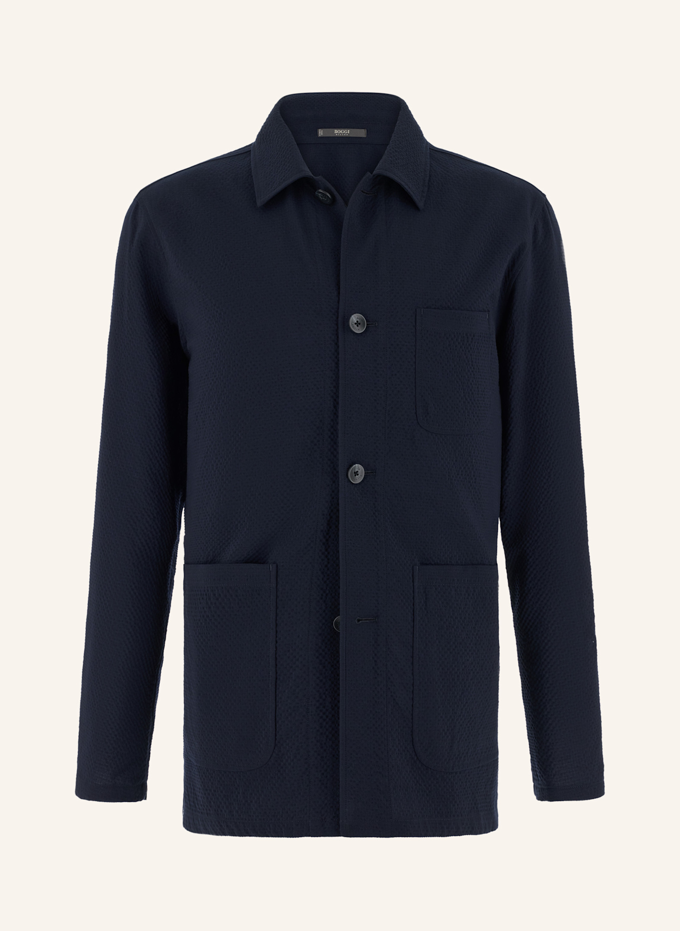 BOGGI MILANO Overjacket: DUNKELBLAU