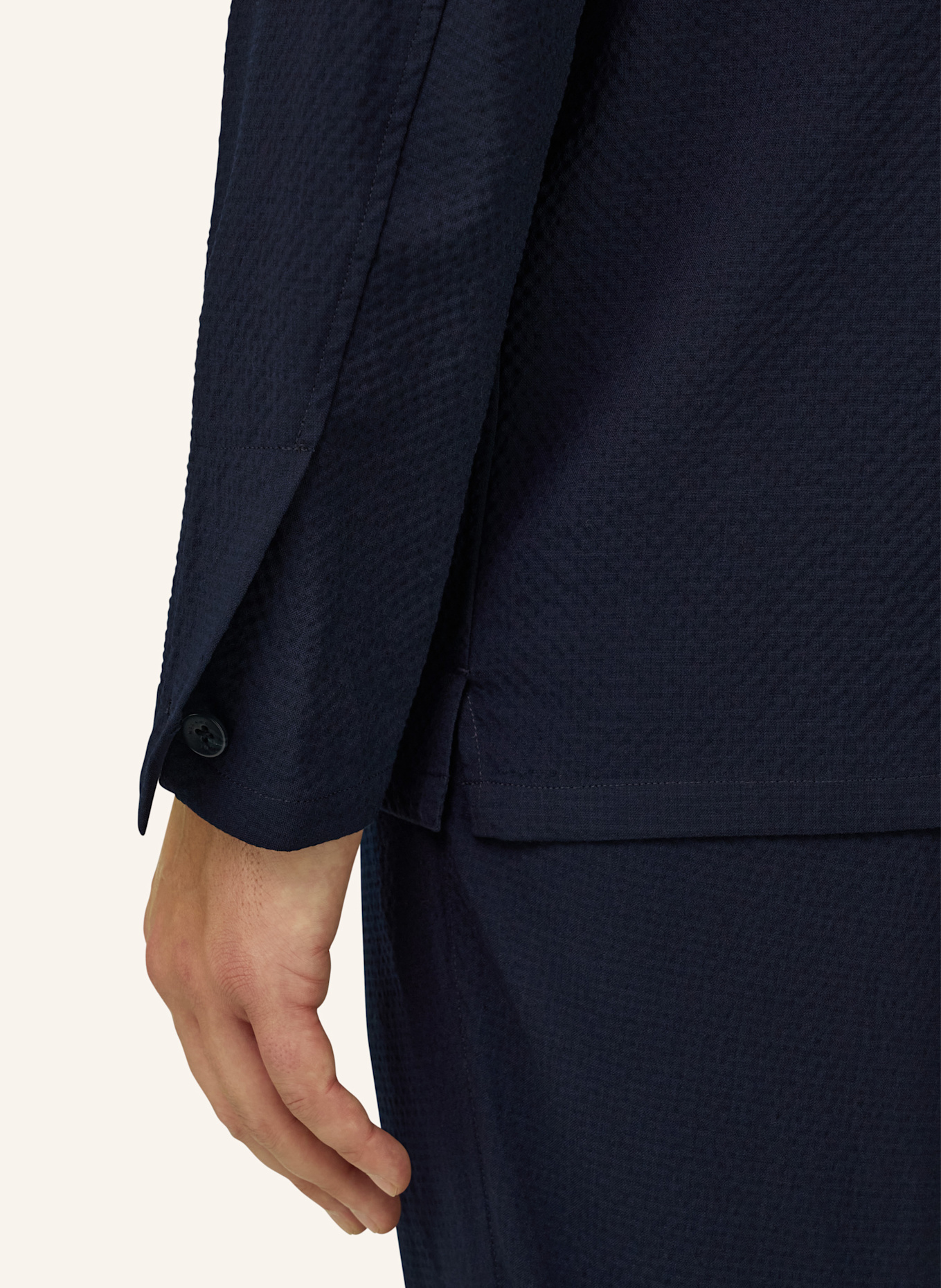 BOGGI MILANO Overjacket: DUNKELBLAU