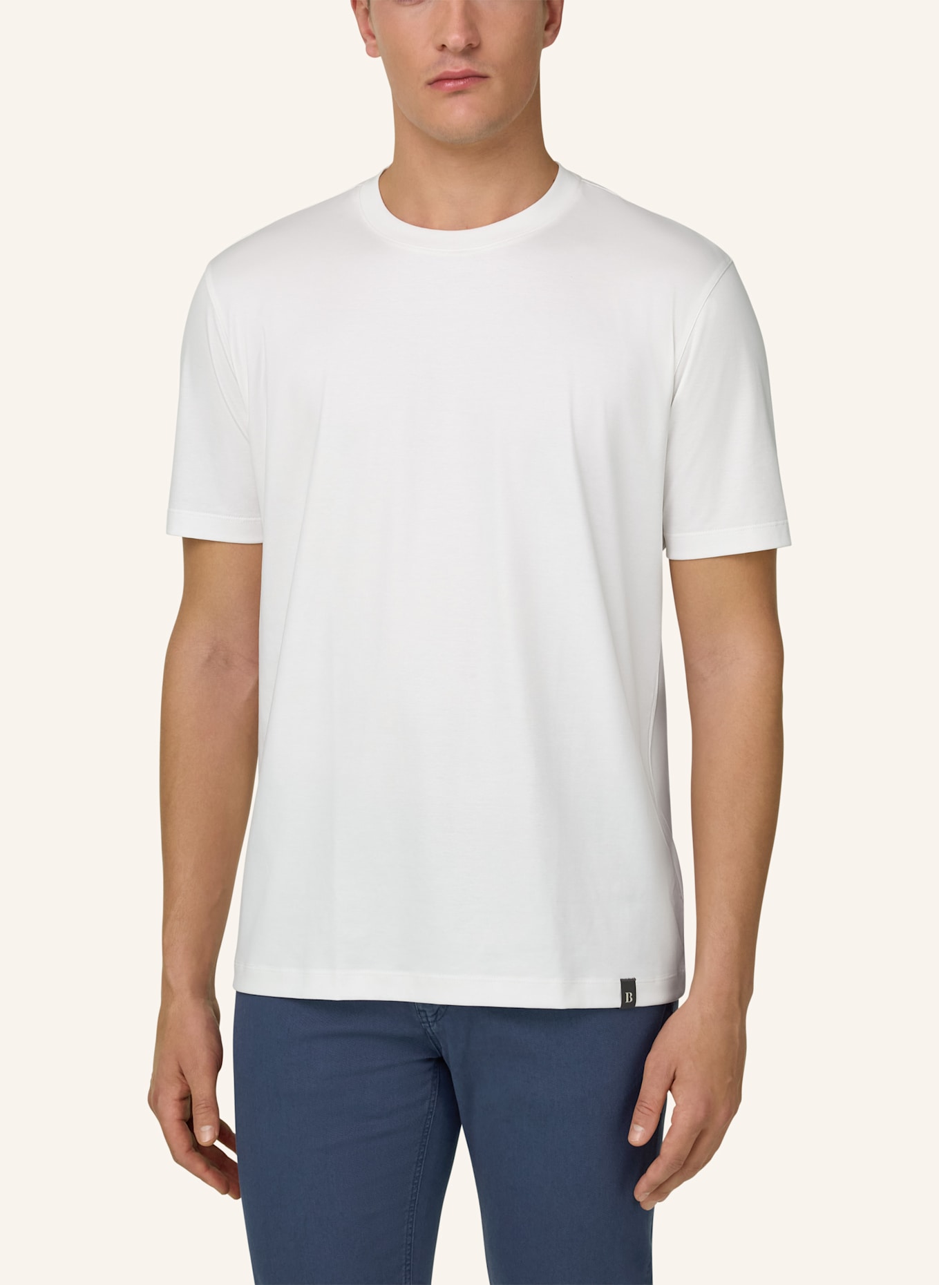 BOGGI MILANO T-Shirt: WEISS