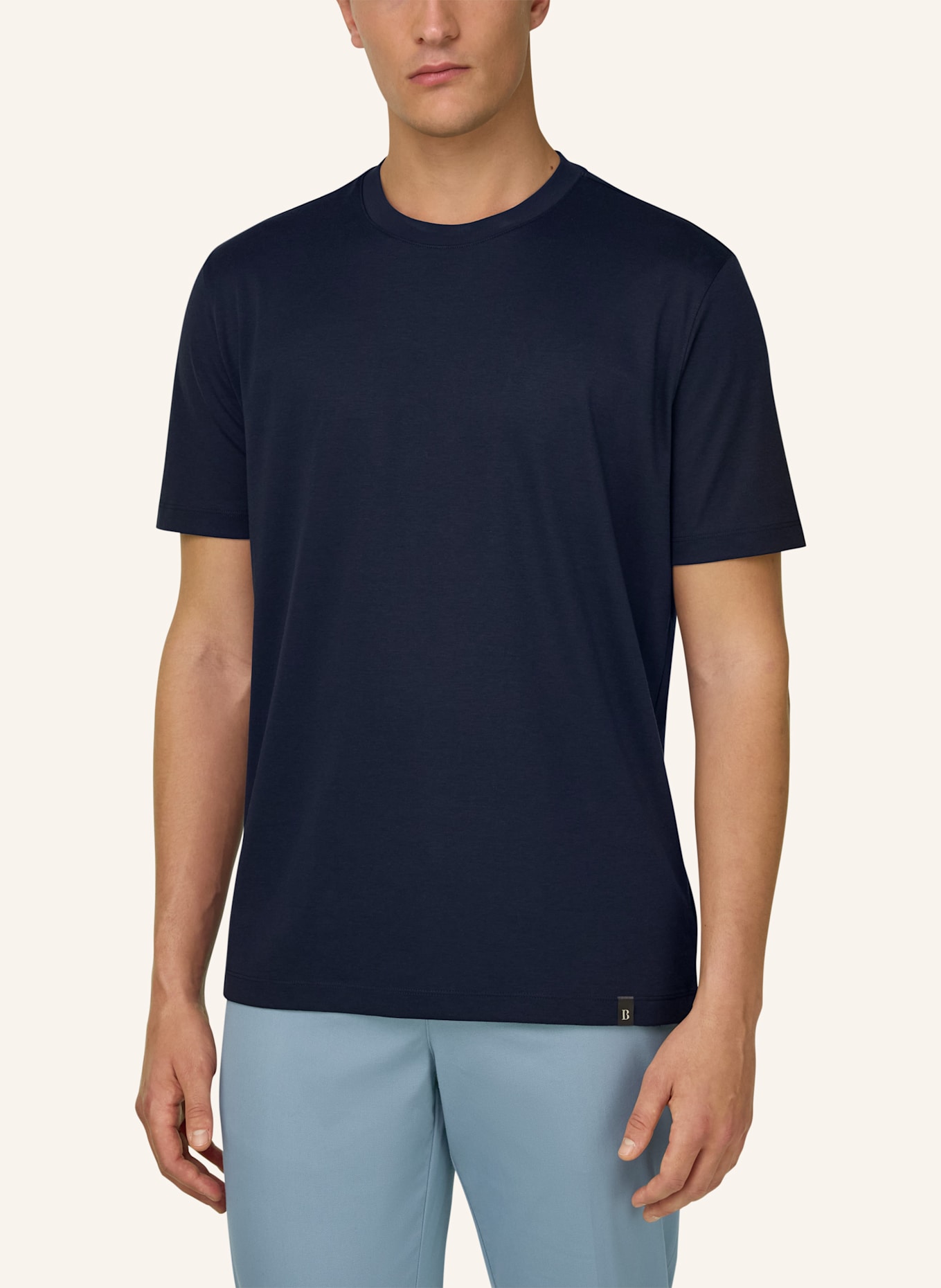 BOGGI MILANO T-Shirt: BLAU